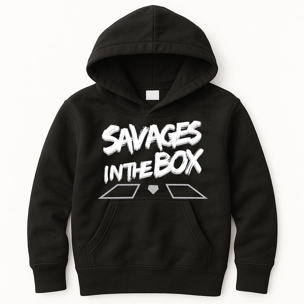 Savages in The Box New York baseball Kids Hoodie