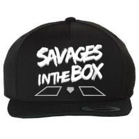 Savages in The Box New York baseball Wool Snapback Cap