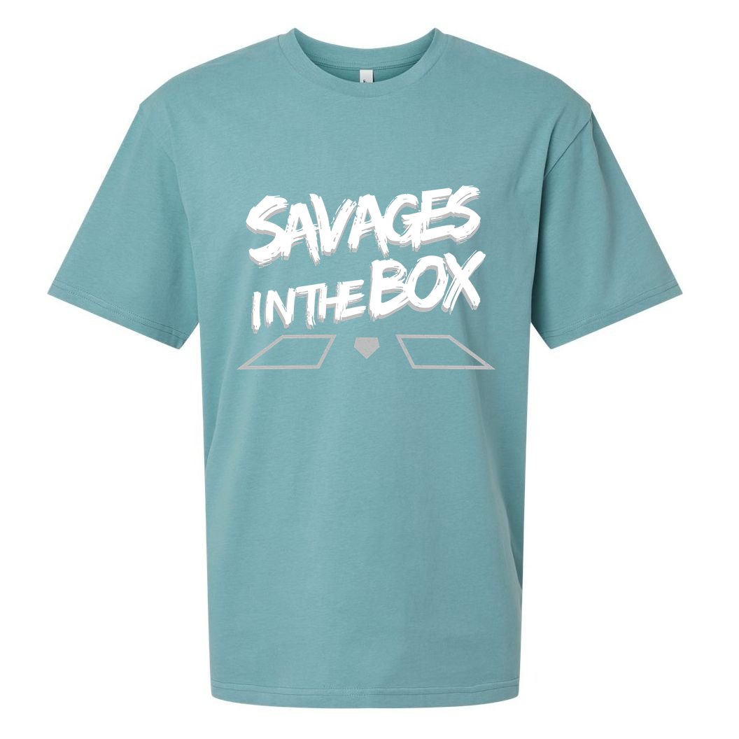Savages in The Box New York baseball Sueded Cloud Jersey T-Shirt