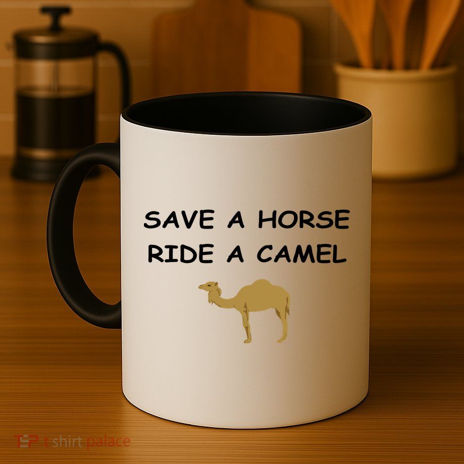 Save A Horse Ride A Camel Funny Mug