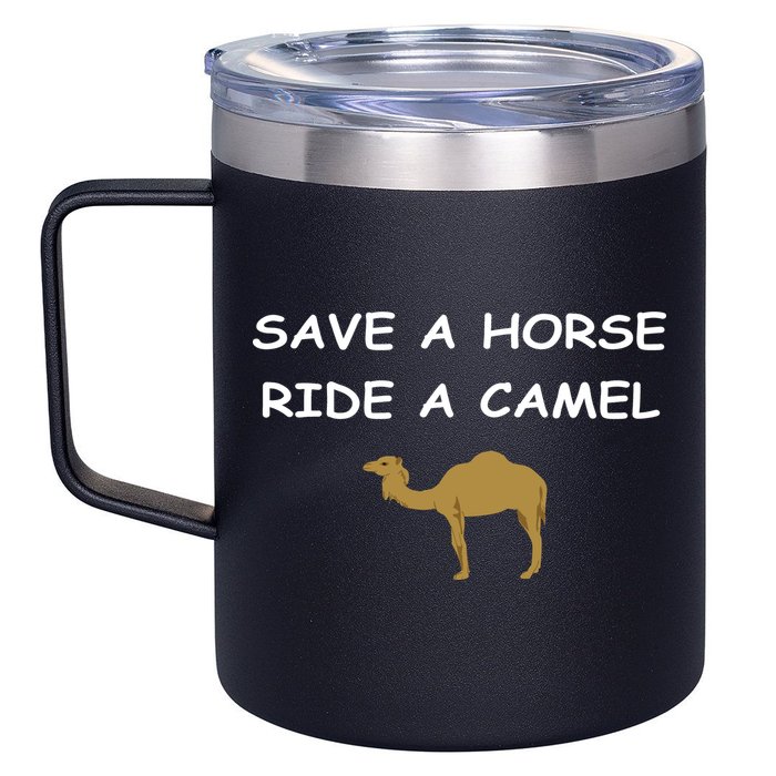 Save A Horse Ride A Camel Funny 12oz Stainless Steel Coffee Mug