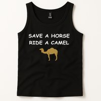 Save A Horse Ride A Camel Funny Tank Top