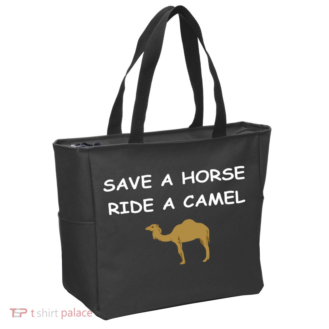 Save A Horse Ride A Camel Funny Zip Tote Bag