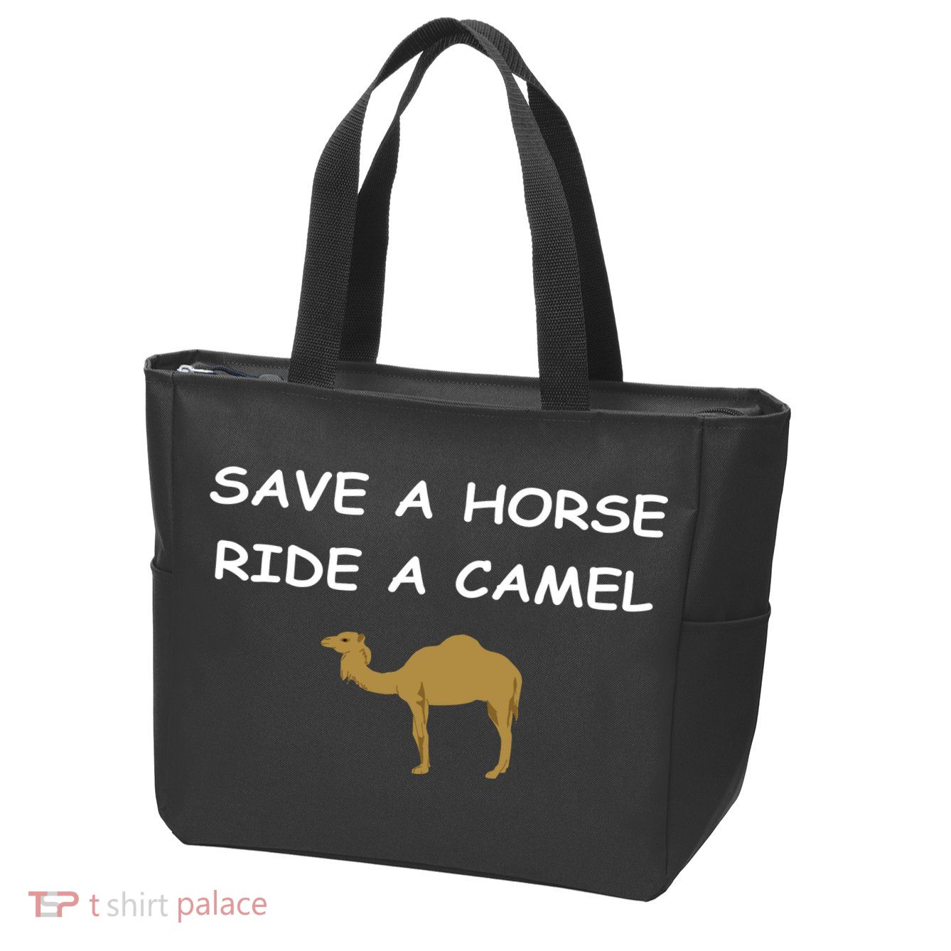 Save A Horse Ride A Camel Funny Zip Tote Bag