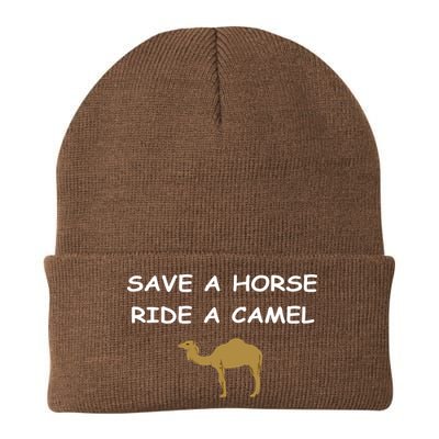 Save A Horse Ride A Camel Funny Beanie