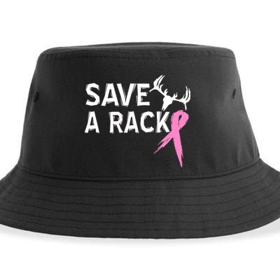 Save A Rack Breast Cancer Ribbon Sustainable Bucket Hat