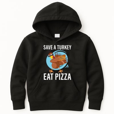 Save A Turkey Eat A Pizza Kids Hoodie