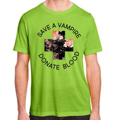 Save A Vampire Donate Blood Adult ChromaSoft Performance T-Shirt