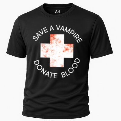 Save A Vampire Donate Blood Performance Shirt
