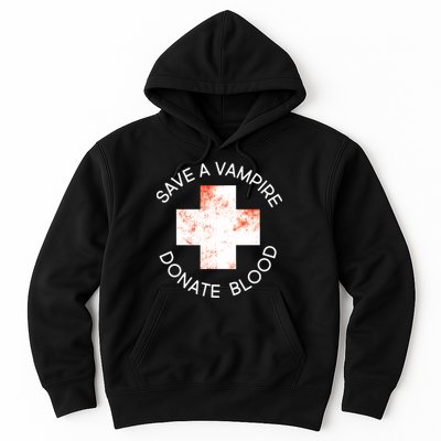 Save A Vampire Donate Blood Hoodie