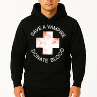Save A Vampire Donate Blood Hoodie