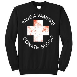 Save A Vampire Donate Blood Sweatshirt