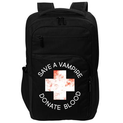 Save A Vampire Donate Blood Impact Tech Backpack