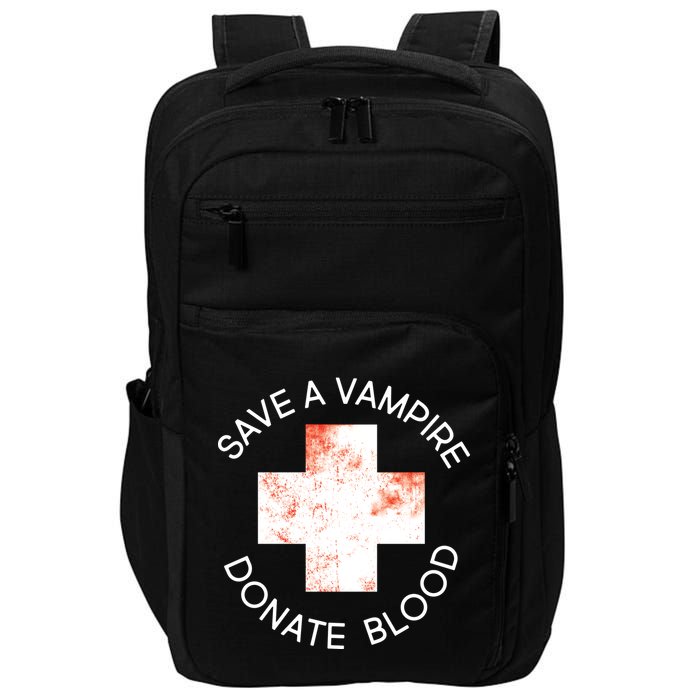 Save A Vampire Donate Blood Impact Tech Backpack