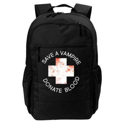 Save A Vampire Donate Blood Daily Commute Backpack