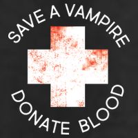 Save A Vampire Donate Blood 15oz Campfire Ceramic Mug