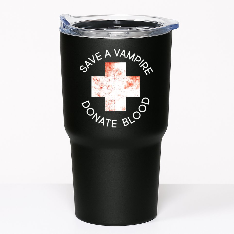 Save A Vampire Donate Blood Tumbler