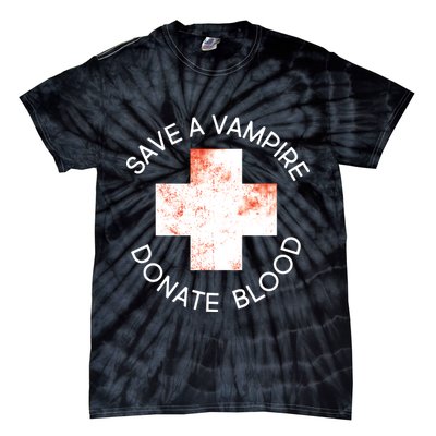 Save A Vampire Donate Blood Tie-Dye T-Shirt