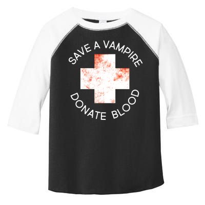 Save A Vampire Donate Blood Toddler Fine Jersey T-Shirt