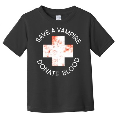 Save A Vampire Donate Blood Toddler T-Shirt