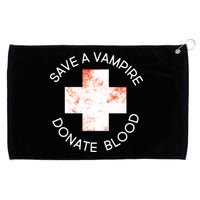 Save A Vampire Donate Blood Grommeted Golf Towel