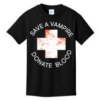 Save A Vampire Donate Blood Kids T-Shirt