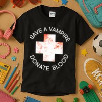 Save A Vampire Donate Blood Kids T-Shirt