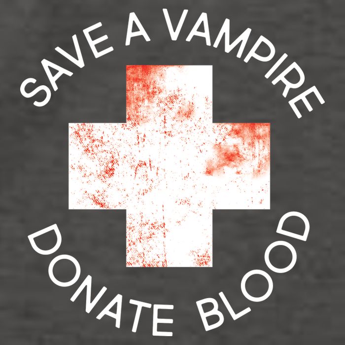 Save A Vampire Donate Blood Vector Backpack