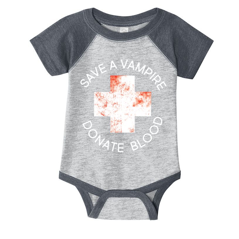 Save A Vampire Donate Blood Infant Baby Jersey Bodysuit