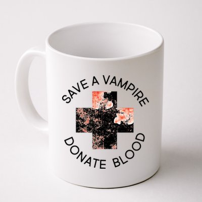 Save A Vampire Donate Blood Coffee Mug