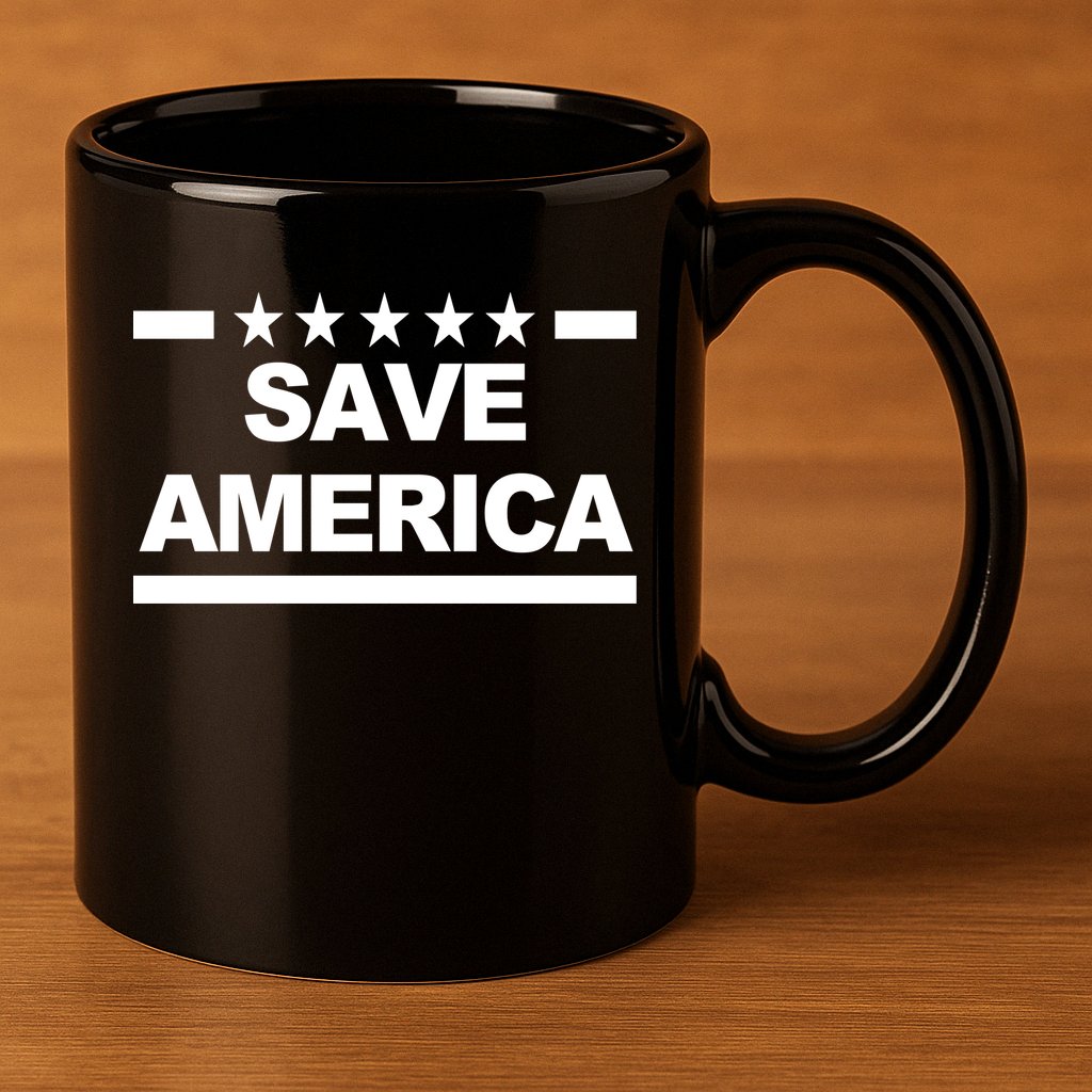 Save America Pro American 11oz C Handle Ceramic Mug