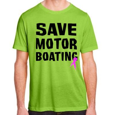 Save Motor Boating Breast Cancer Adult ChromaSoft Performance T-Shirt