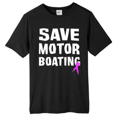 Save Motor Boating Breast Cancer Tall Fusion ChromaSoft Performance T-Shirt