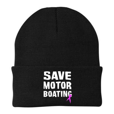 Save Motor Boating Breast Cancer Beanie