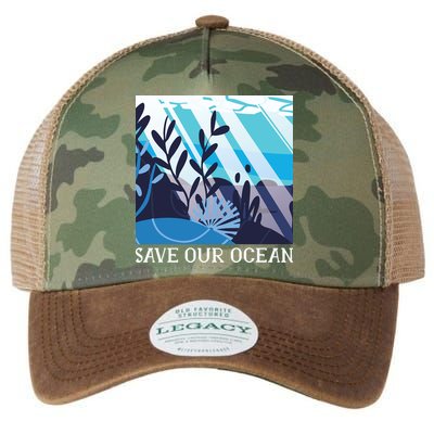 Save Our Ocean Legacy Tie Dye Trucker Hat