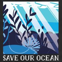 Save Our Ocean 7 Panel Mesh Trucker Snapback Hat