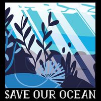Save Our Ocean Flexfit Unipanel Trucker Cap