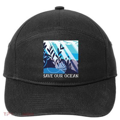 Save Our Ocean 7-Panel Snapback Hat