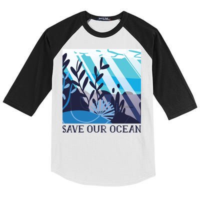 Save Our Ocean Kids Colorblock Raglan Jersey