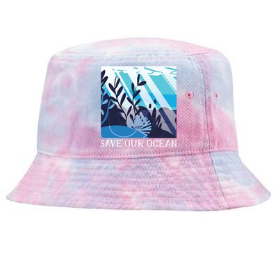 Save Our Ocean Tie-Dyed Bucket Hat