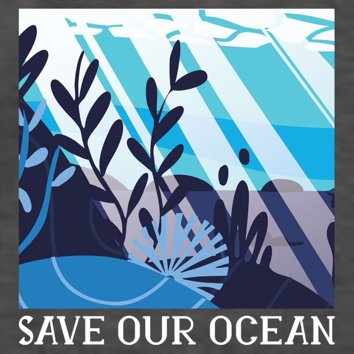 Save Our Ocean Vector Backpack