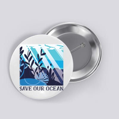 Save Our Ocean Button