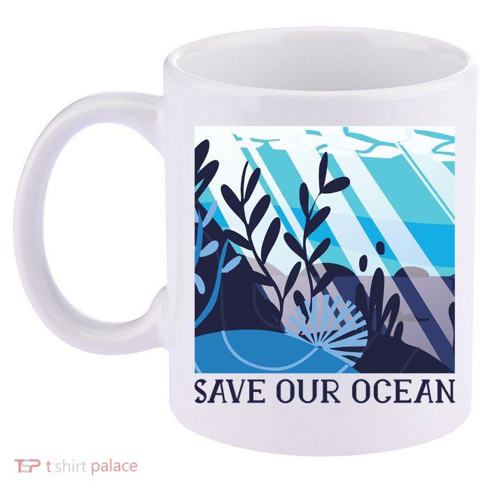Save Our Ocean 11oz C Handle Ceramic Mug