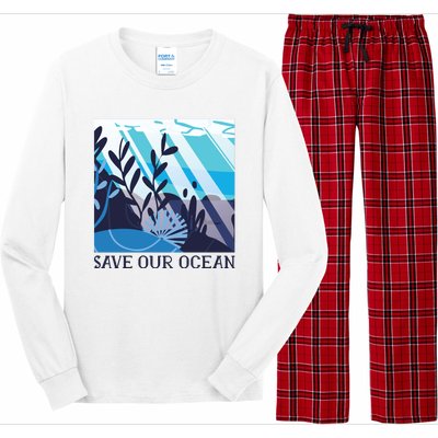 Save Our Ocean Long Sleeve Pajama Set