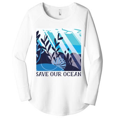 Save Our Ocean Women's Perfect Tri Tunic Long Sleeve Shirt