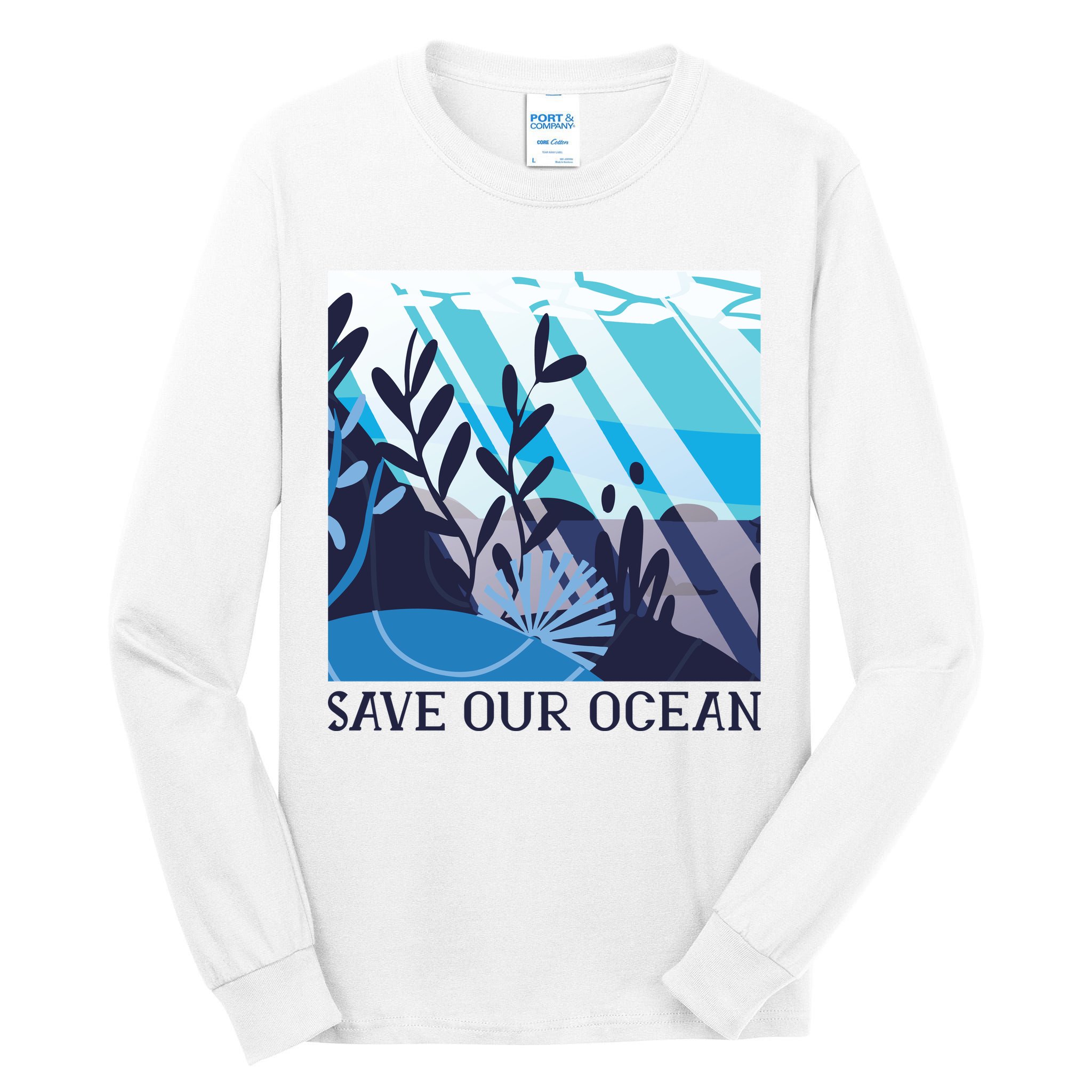 Save Our Ocean Tall Long Sleeve T-Shirt