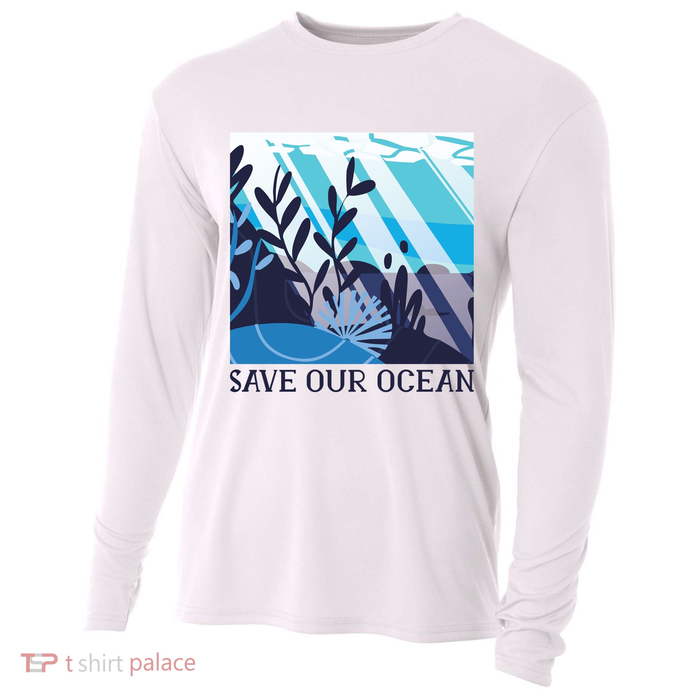 Save Our Ocean Cooling Performance Long Sleeve Crew