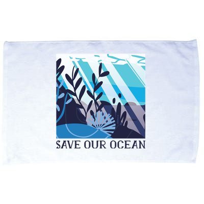 Save Our Ocean Microfiber Hand Towel