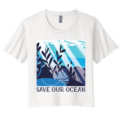 Save Our Ocean Crop Top