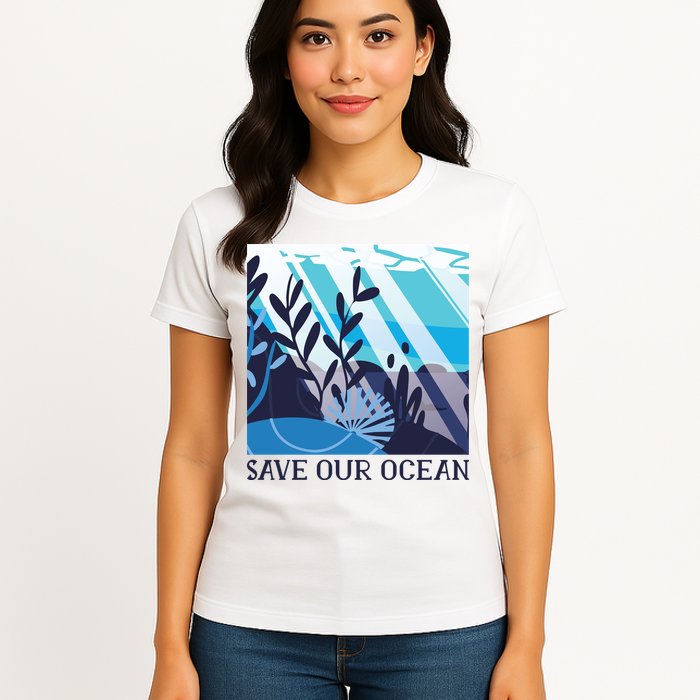 Save Our Ocean Womens T-Shirt
